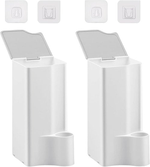 Clorox Toilet Holder - Space-Saving Wall-Mount & Free-Standing Storage | 2-Pack for Disposable Scrubbing Pads