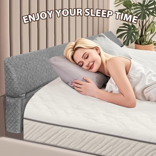 King Size Foldable Wedge Pillow for Bed Gap Filler (0-7")