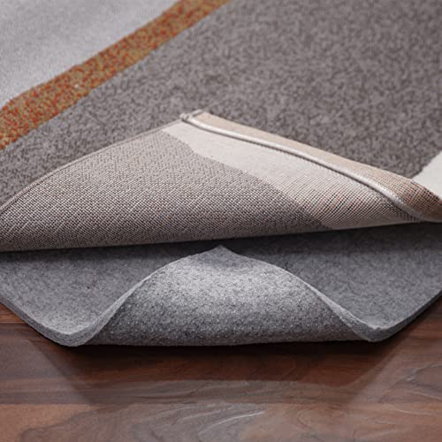 8x10 Non-Slip Felt Rug Pad for Hardwood Floors - 1/4 Inch Thick Cushioned Grip