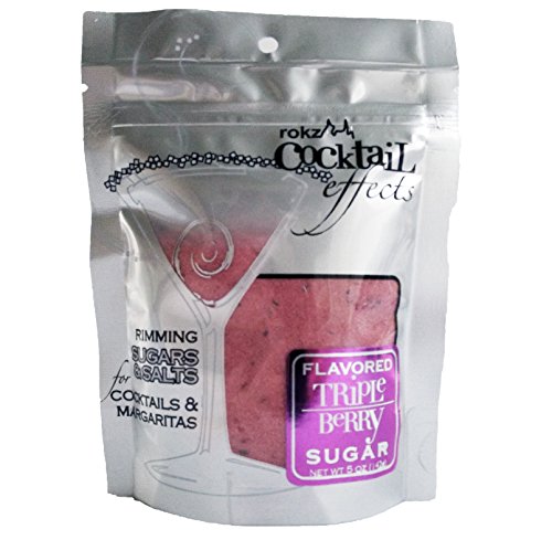 Rokz Triple Berry Cocktail Sugar 5oz Rimmer for Drinks & Cocktails