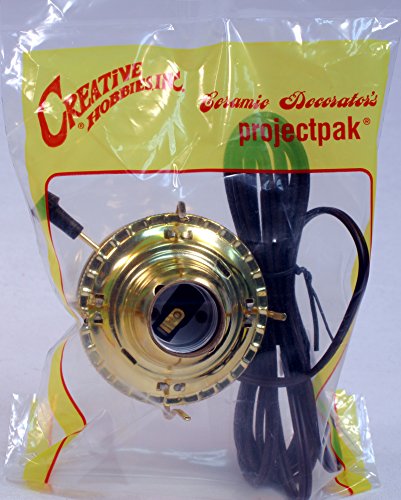 Electric Oil Lamp Conversion Kit with #2 Burner, Pre-Wired Lamp Socket