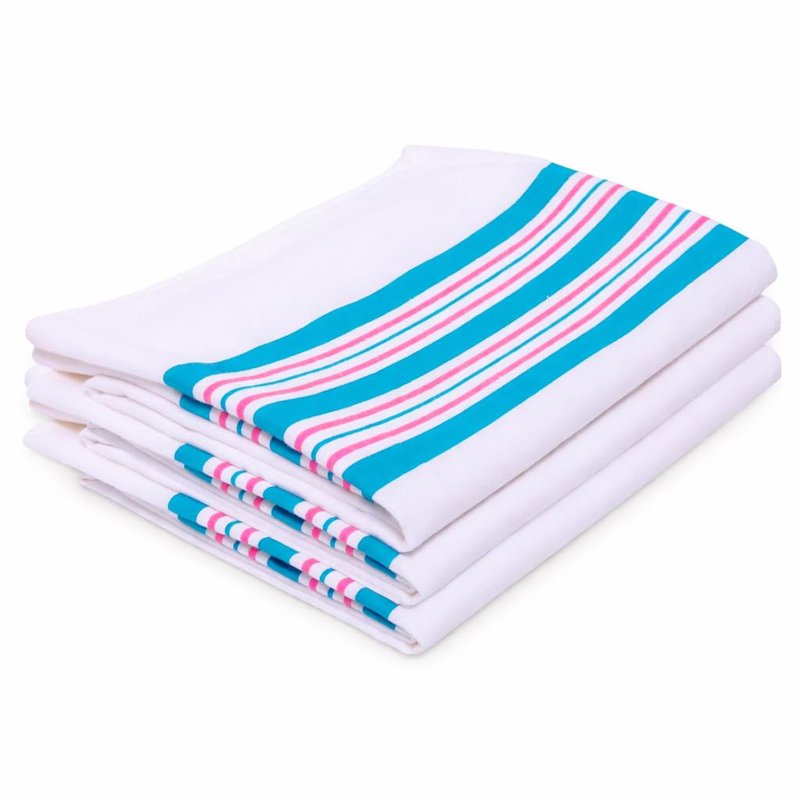 Vakly Hospital Receiving Baby Blankets [Pack of 3] Soft Flannel Nursery Swaddle, 30''x40'' Cozy Unisex Wrap for Swaddling & Wrapping Newborn Babies for Girl or Boy