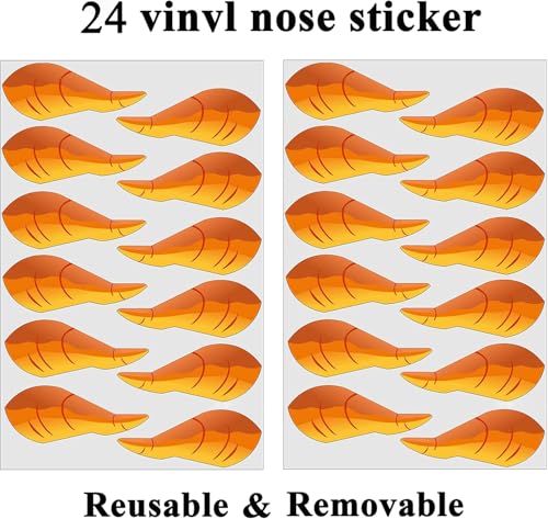 Pin the Nose on the Snowman Party Game for Kids with 24 Stickers & Blindfold