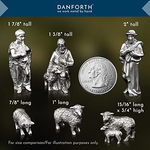 Danforth Pewter Nativity Angels Set - Handcrafted Religious Christmas Decor