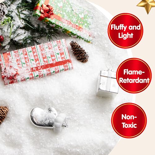 Artificial Snow Decor for Christmas Tree & Winter Displays - 12oz (320g)