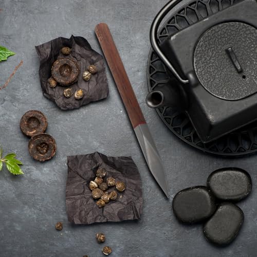 Luxshiny Square Rosewood Tea Needle Tool for Pu Erh Cake Breaking