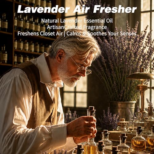 12-Pack Lavender Scented Sachets for Closet and Drawer Air Freshener