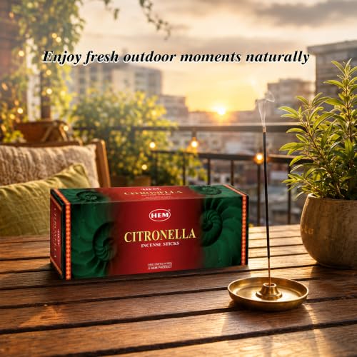 Citronella Incense Sticks - 120 Count Bulk Pack