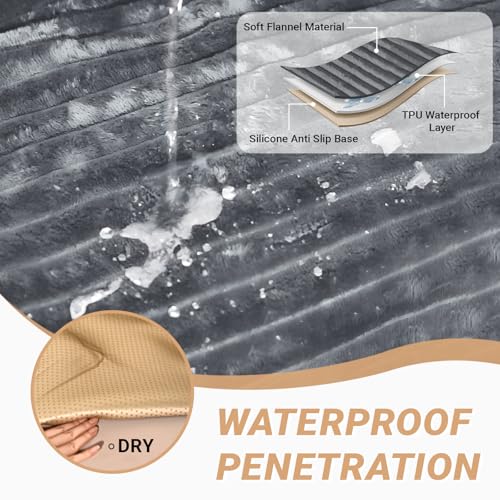Waterproof Flannel Couch Cover for Dogs - Anti-Slip Sofa Protector Set