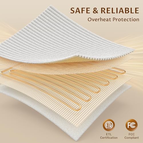 Heated Throw Blanket with 5 Heat Levels and Auto-Off Feature - 50" x 60"