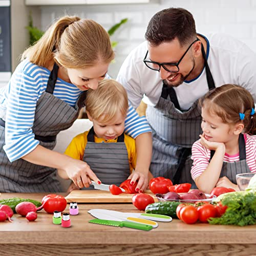 10-Piece Kids Safe Cooking Knife Set with Serrated Edges and Slicers