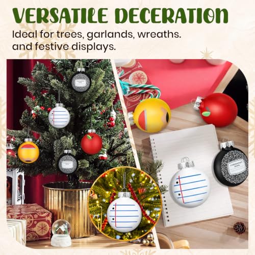 Syhood Teacher Appreciation Christmas Ornaments - 8 Classroom Decorations