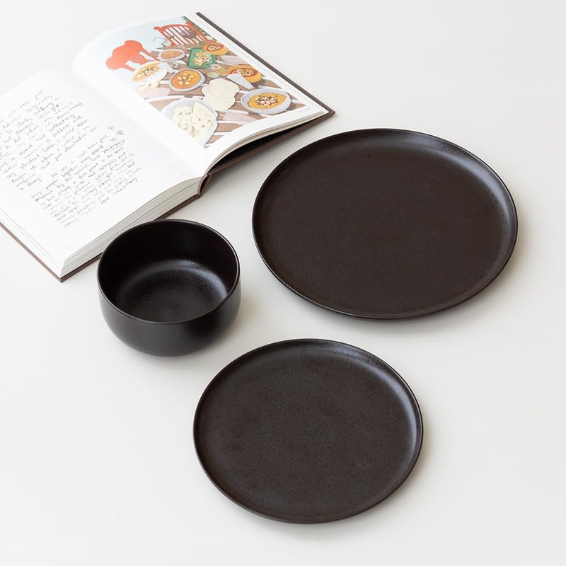 WENSHUO Dinner Plates Set of 6, Chip and Scratch Resistant (Oat Beige, 8.5 Inch)