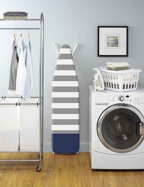 Reversible Ironing Board Cover and 9mm Thick Pad, 54x15 Inch