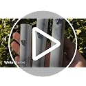 Aluminum Mezuzah Case with 3D Shin Design, 6-Inch Peel and Stick
