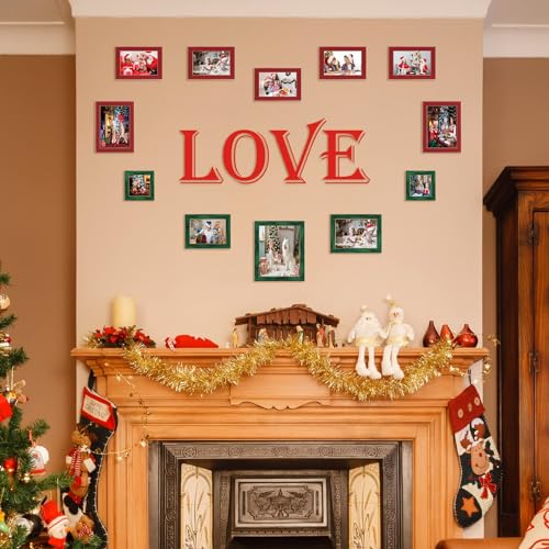 CORE ART 5x7 Red Picture Frame with HD Plexiglass – 1 Pack, Classical Red