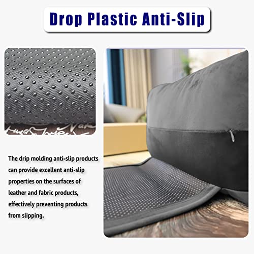 Adjustable Headrest Pillow for Recliners - Non-Slip Velvet Cushion for Neck Support