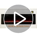 30-Inch Electric Fireplace Wall Mounted & Recessed Heater