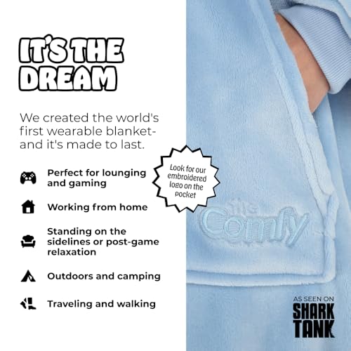 Lightweight Wearable Blanket Hoodie - Comfortable Oversized Loungewear
