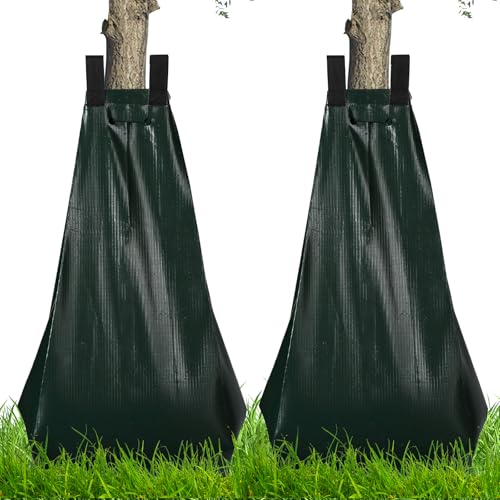 2-Pack 20-Gallon Slow Release Tree Watering Bags - Heavy-Duty Drip Bags