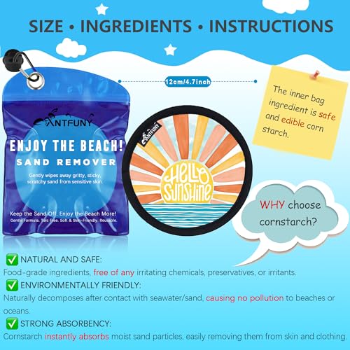 Beach Sand Remover Mitt – Effortless Sand Removal for Towels and Gear