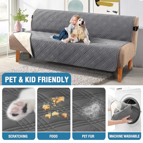 100% Waterproof Futon Cover Reversible Slipcover for Sofas