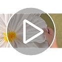 Riceshoot 4 Pcs 24in White Giant Christmas Paper Flowers - Xmas Wall Decor