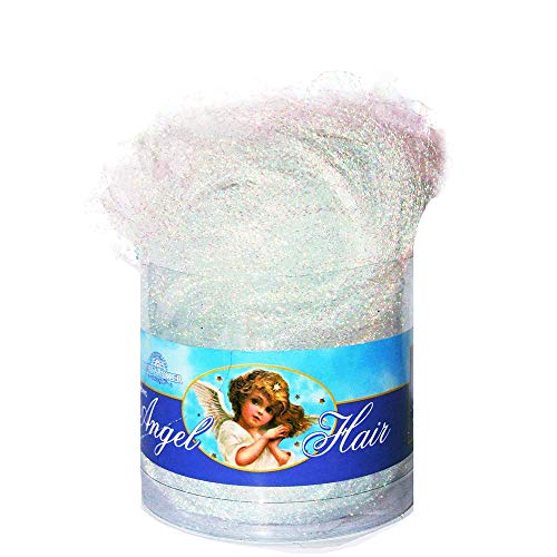 Iridescent Angel Hair Christmas Tree Tinsel Strands (15g PVC)