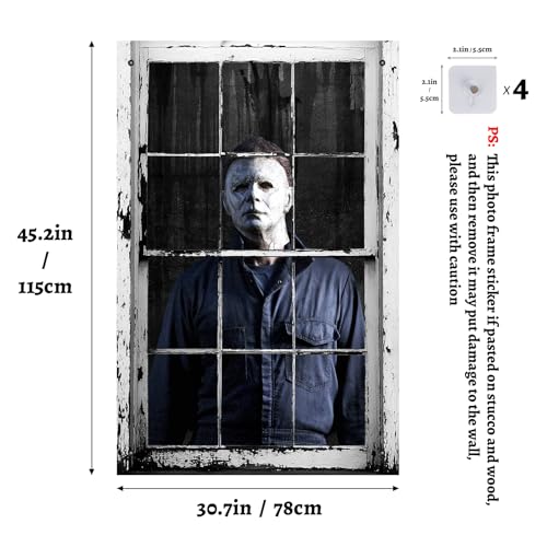 Halloween Horror Window and Door Cover Decoration