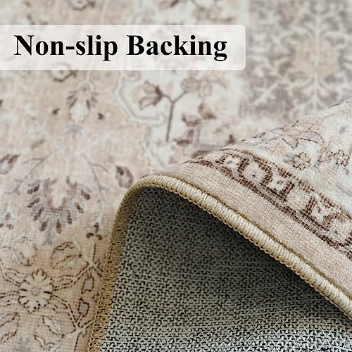 HY HAO YUN LAI 2x6 Washable Hallway Runner Rug Vintage Non-Slip