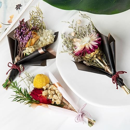 10 Pcs Natural Dried Flowers Bouquet for DIY Crafts and Home Decor