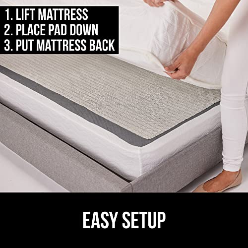 Gorilla Grip Non-Slip Mattress Pad Gripper - 48x72 Full Size Bed & Couch Pad