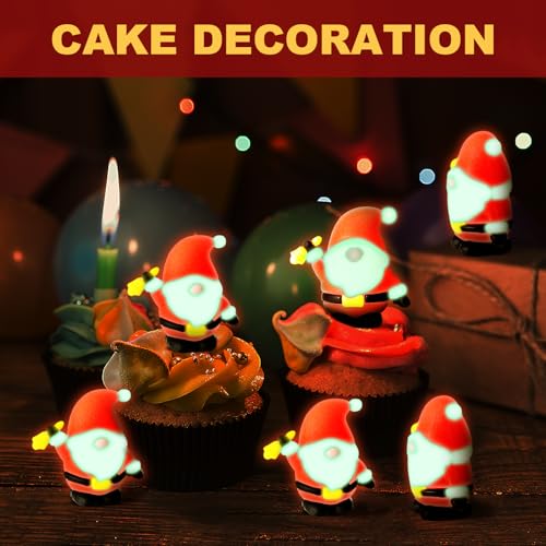 30 Pcs Luminous Christmas Mini Gnomes - Tiny Santa Holiday Decorations