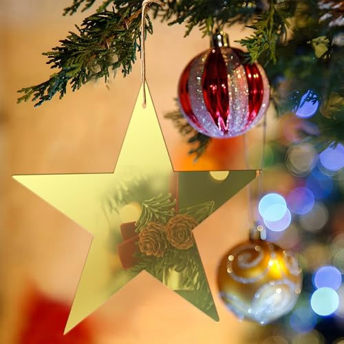 11-Inch Gold Star Cutouts - 15 Pack Double-Sided Cardstock Party Decor