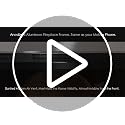 60 Inch Electric Fireplace Recessed Wall Mounted Heater with Thermostat