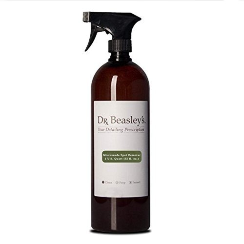 Dr. Beasley's Microsuede Spot Remover 32 fl oz - Specially Formulated for Faux Suedes, Preserves Softness, Wipe Away Ink, Dye Transfers, Stains