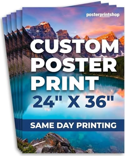 Custom Poster 24x36 - Personalized Photo Print on Premium Paper