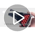 3-Inch Carpet Cleaner Nozzle Attachment with Silicone Brush for Portable Vacuums