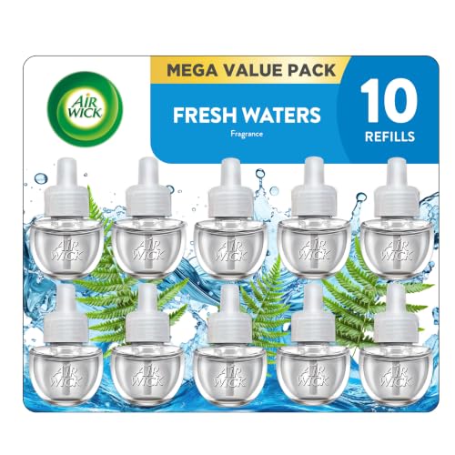 Plug-In Scented Oil Refills (10 Pack) - Fresh Waters Home Air Freshener