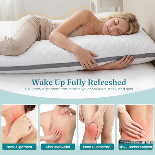 Adjustable Full Body Pillow for Side Sleepers | Plush Support
