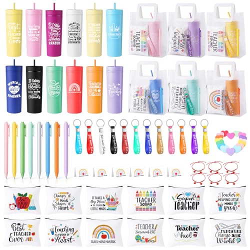 Teacher Appreciation Gift Set with 16 oz Insulated Tumbler and Accessories