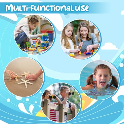 Mesh Beach Shell Collecting Bag & Sand Toy Storage Bucket - 2 Pack