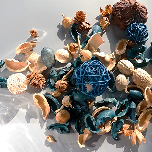 Ocean Scented Potpourri Bowl Filler with Fragrance Oil - 10 oz Beach Decor