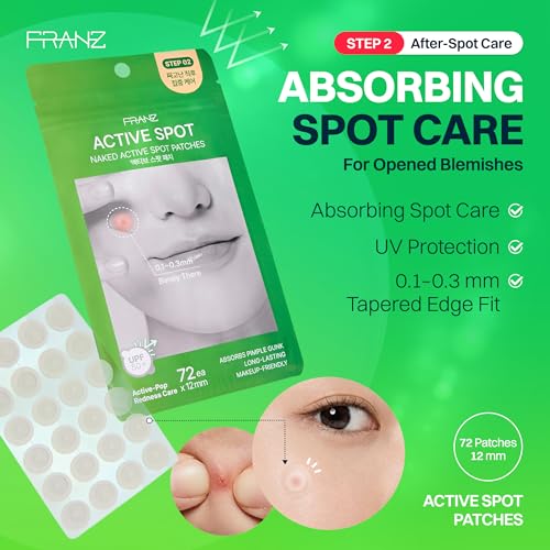 Hydrocolloid Pimple Patches with Tea Tree - 72 Count Ultra-Thin Acne Spot Cover