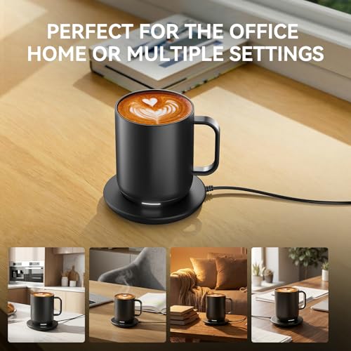 FEFAIA Charging Coaster for Temperature Control Smart Mug & Travel Mug – Wireless Power Dock Base