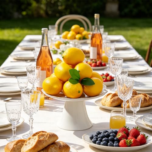 12 Pcs Ultra-Realistic Artificial Lemons for Home Decor