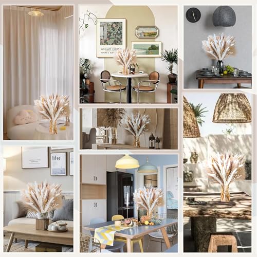 93-Piece Dried Pampas Grass Bouquet - Natural Boho Home & Wedding Decor