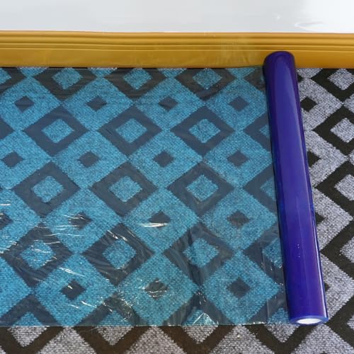 Carpet Protection Film 24in x 100ft, 3mil Heavy-Duty Adhesive Floor Cover