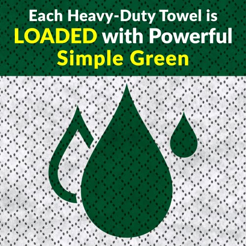 Heavy-Duty All-Purpose Cleaning & Degreasing Wipes, 75 Count (Pack of 2)