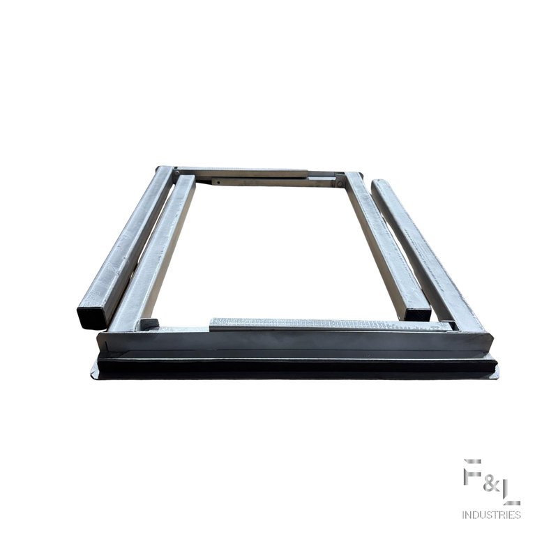 F&L Heavy-Duty Foldable Air Handler Stand – Rust-Resistant Metal Frame for Durable HVAC Support, Compact and Portable Design, Easy to Assemble, Ideal for Stable Equipment Positioning (24")